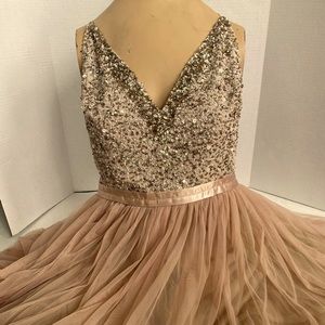 Bridesmaid or prom gown.